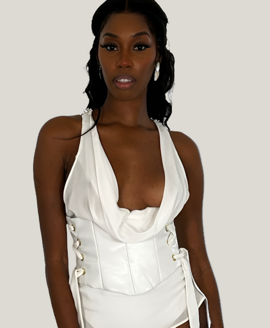 Laced in Silk Corset