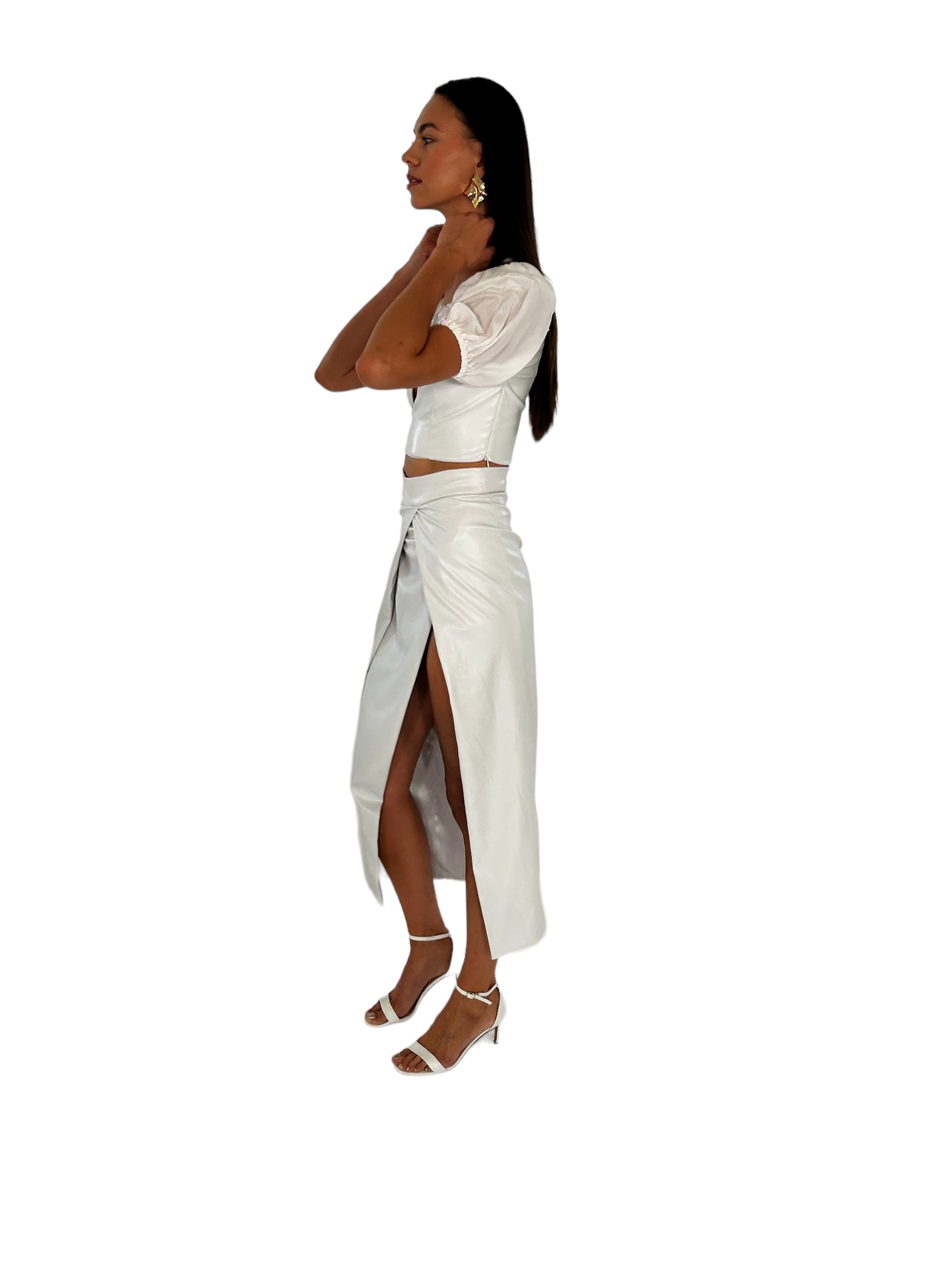 Classy Lady Asymmetric Skirt