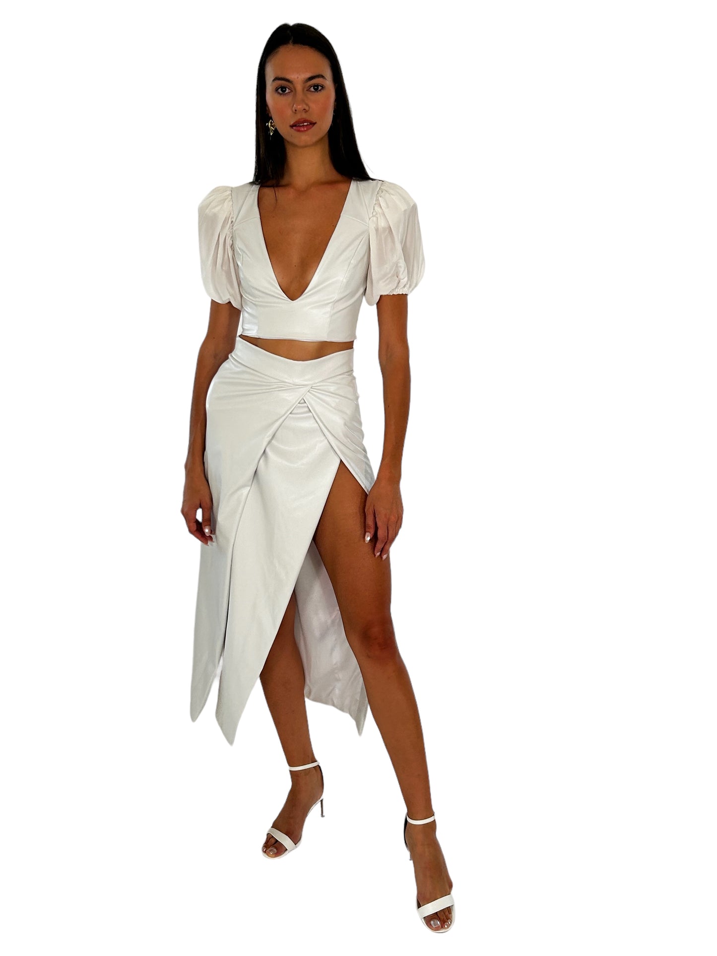 Classy Lady Asymmetric Skirt